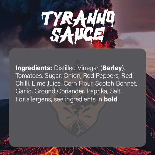 Ghost Pepper Garlic Scotch Bonnet Tyranno Sauce - Image 9