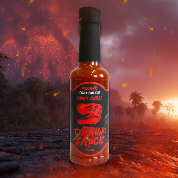 TYRANNO DINOSAUR VOLCANIC HOT SAUCE